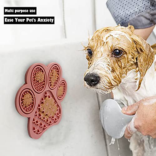 HANZOTO Tapete Para Lamber Para Cães E Gatos, Almofada Para Lamber Premium Com Ventosas, Tapete Para