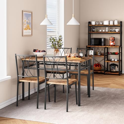 Mesa de cocina que ahorra espacio en apartamentos con diseño resistente 5
