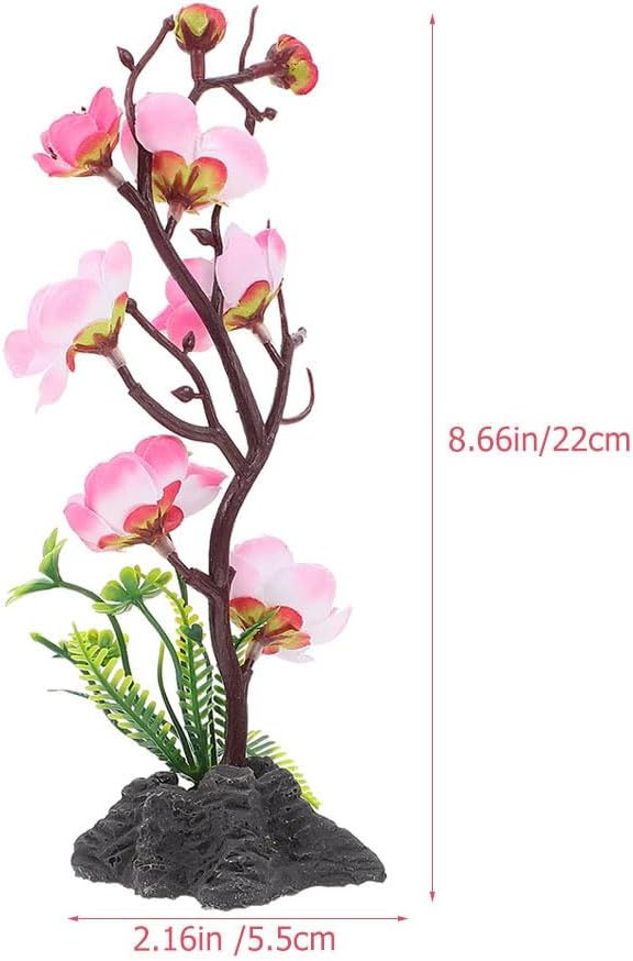 Hemoton Japanese Sushi Plate Decor Set Floral Shaped Dishes Ornaments for Sushi and Sashimi Presentation 8.7 Inch Specialty Plates for Home Office and Party Decoration