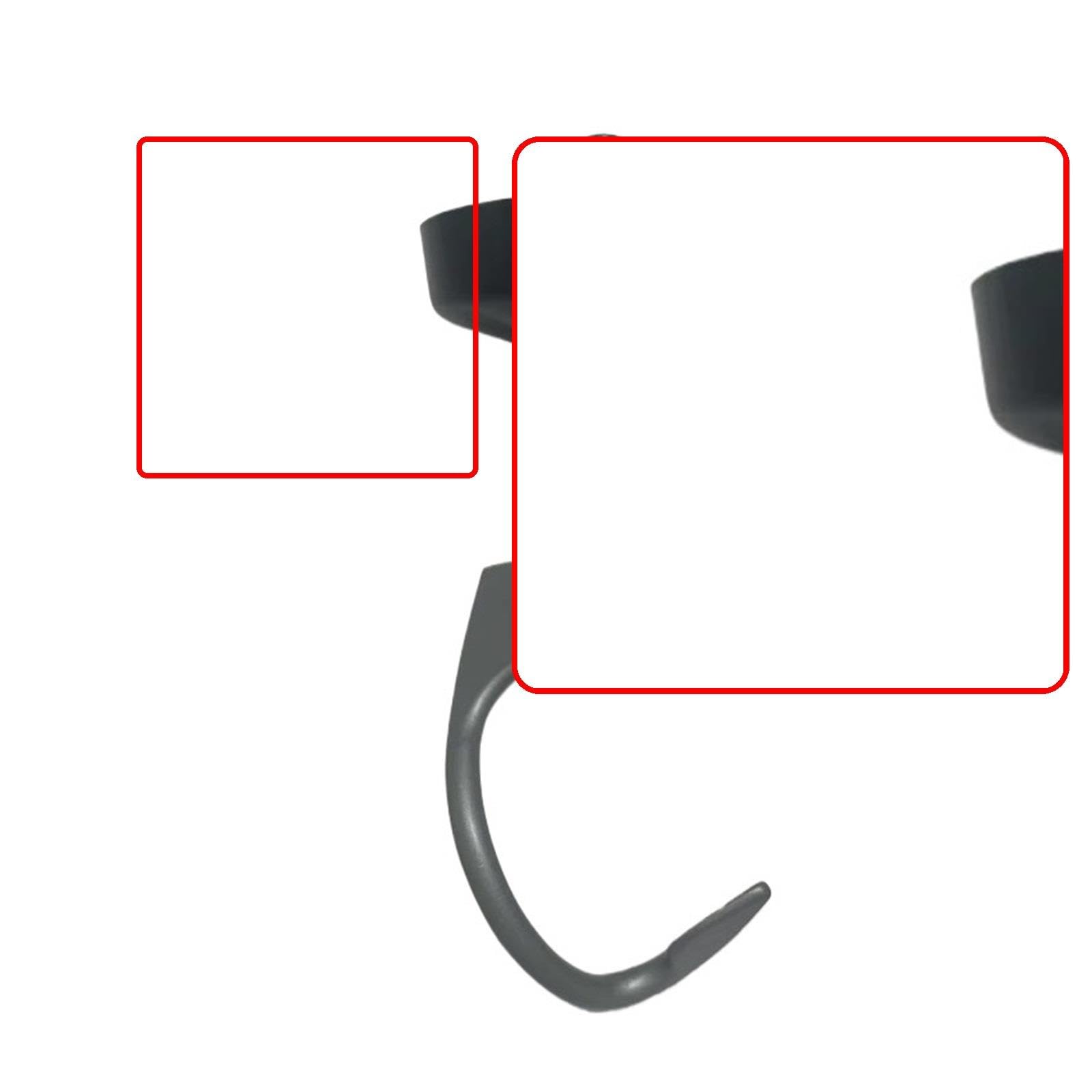 Amasadora De Masa Con Paleta Chef-Machine, Amasadora De Polvo Con Capa Recubierta, Gancho Exterior, Compatible Con KENWOOD,KVL8300 KVL6100 KVL410(Black 1pcs)