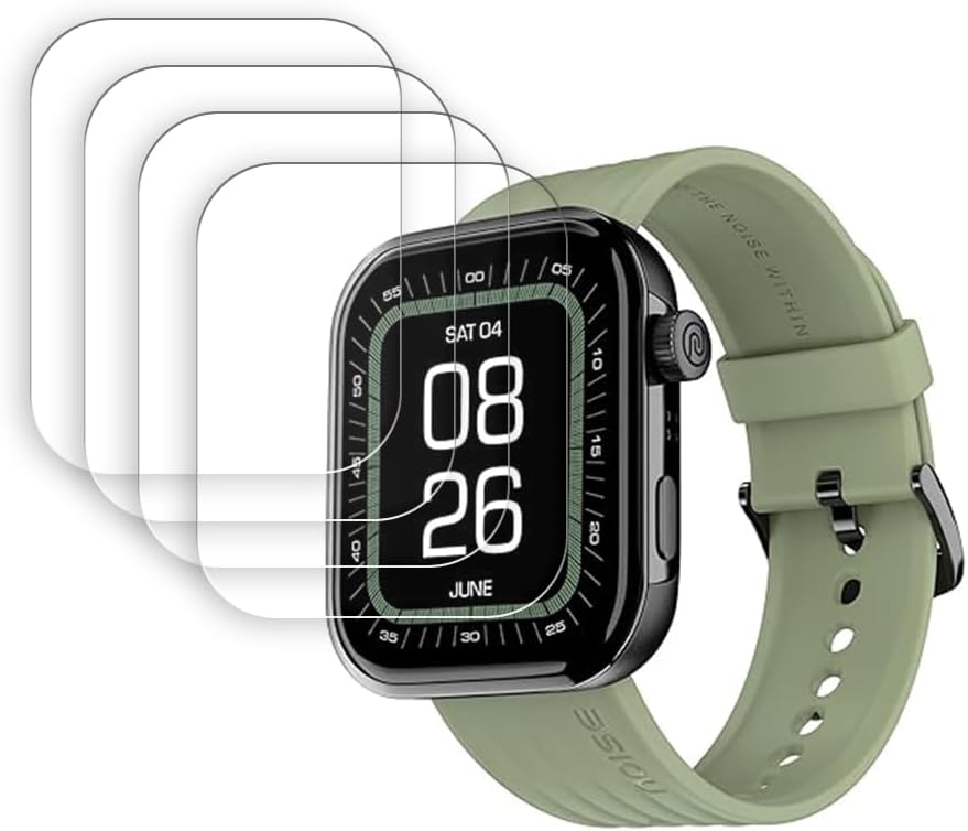 ARBAN Screen Protector for Smartwatch Noise Launch Pro 5 1.85 inch (Pack-4 SMARTWATCH SCREEN PROTECTOR)