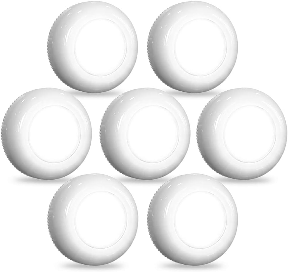 UMECORE7 Pack Wireless Battery Powered LED Night Lights, Stick Tap Touch Lamp Stick-on Push Light for Closets, Cabinets, Counters, Utility Rooms, Freight Car, Camping
