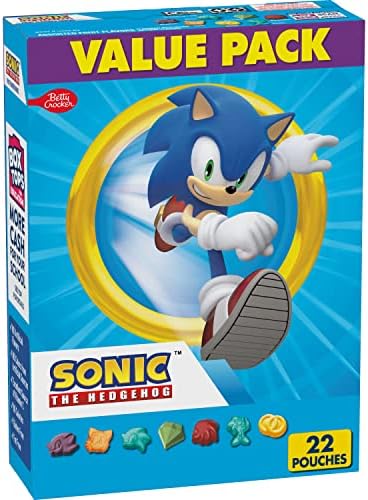 Sonic Fruit Flavored Snacks, Treat Pouches, Value Pack, 22 ct
