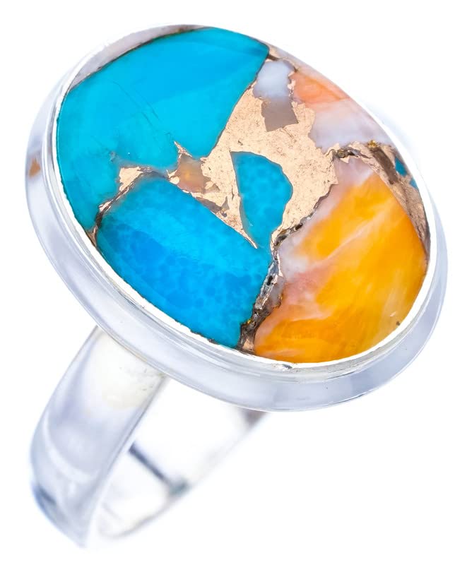 Bague en argent 925 et calcédoine naturelle pour sublimer vos tenues bohèmes chic