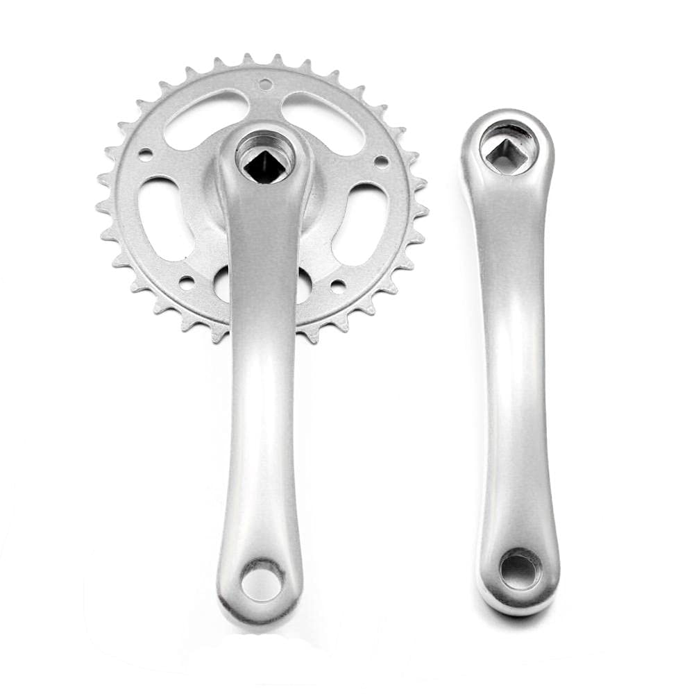 Guarnitura MTB Bicicletta a Catena Ruota in Alluminio in Lega di Alluminio 32 Denti MTB. Accessorio in Bicicletta for Foro Quadrato for Biciclette Guarnitura