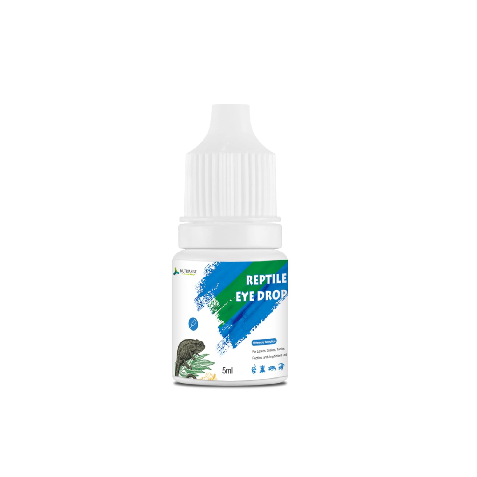 NUTRIARISE Reptile Eye Drops Gentle Eye Cleanser for Bearded Dragons Turtles Snakes Lizards Non-Irritating Daily Eye Care Solution
