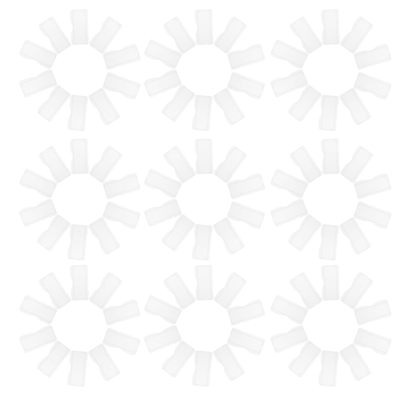 SHINEOFI Boîte de Rangement Plastique Matériau Pp Fermeture Sécurisée 100pcs Différentes Couleurs pour Lames de Microscope Microscopie en Laboratoire