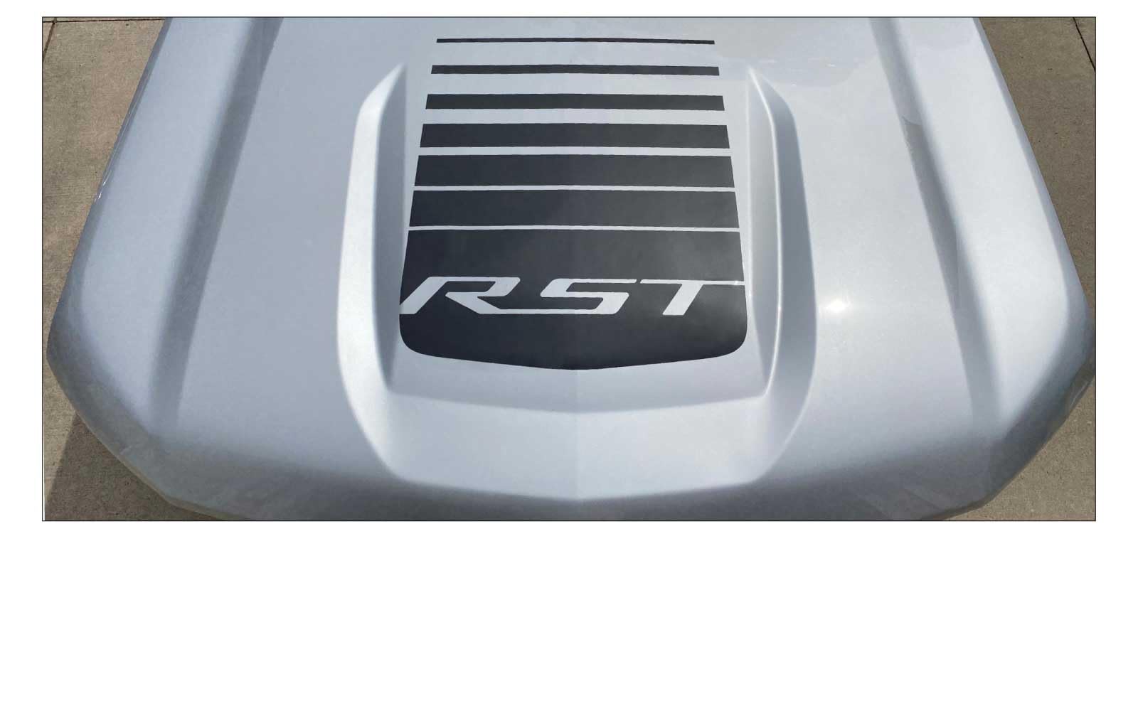 EmblemsPlus Chevy Silverado RST Fade Hood Decal