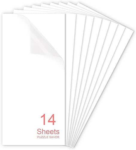 Pixlora 14 Puzzle Saver Sheets,Preserve 2 x 1000 Pieces Jigsaw Puzzles, No Mess 
