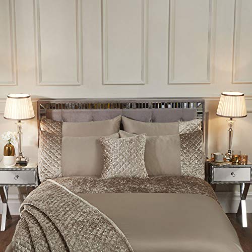 Emma Barclay Glamour Bettwäsche-Set für King-Size-Bett, Nerz, Polyester, cremefarben