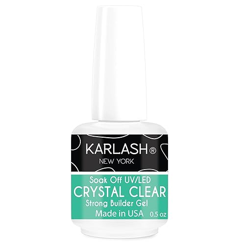 Karlash Gel de construcción Brush On Builder Soak Off Build It Gel fuerte Gel transparente para esculpir la extensión de uñas y fortalecer las uñas