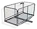 Carpod Cargo Carrier Hitch Basket with Lockable Top Lid, Cargo Volume 14 cu ft, Weight Capacity 450 lb. Durable One-Piece Welded Galvanized Frames, Folds Flat for Easy Storage, with True 2” Shank
