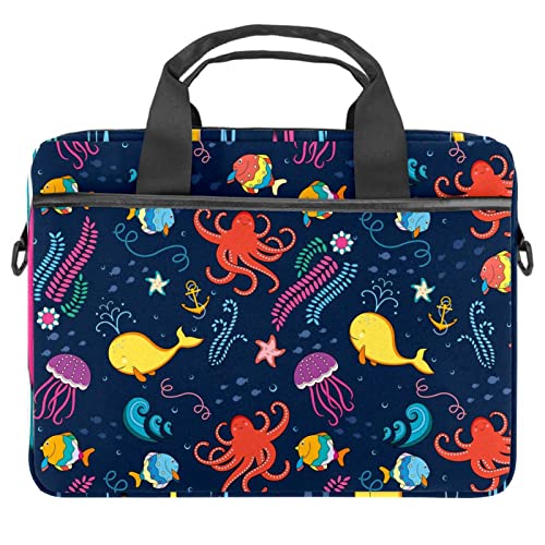 Sac ordinateur 13-14.5 pouces Bronx à motif statue multicolore pour PC portable