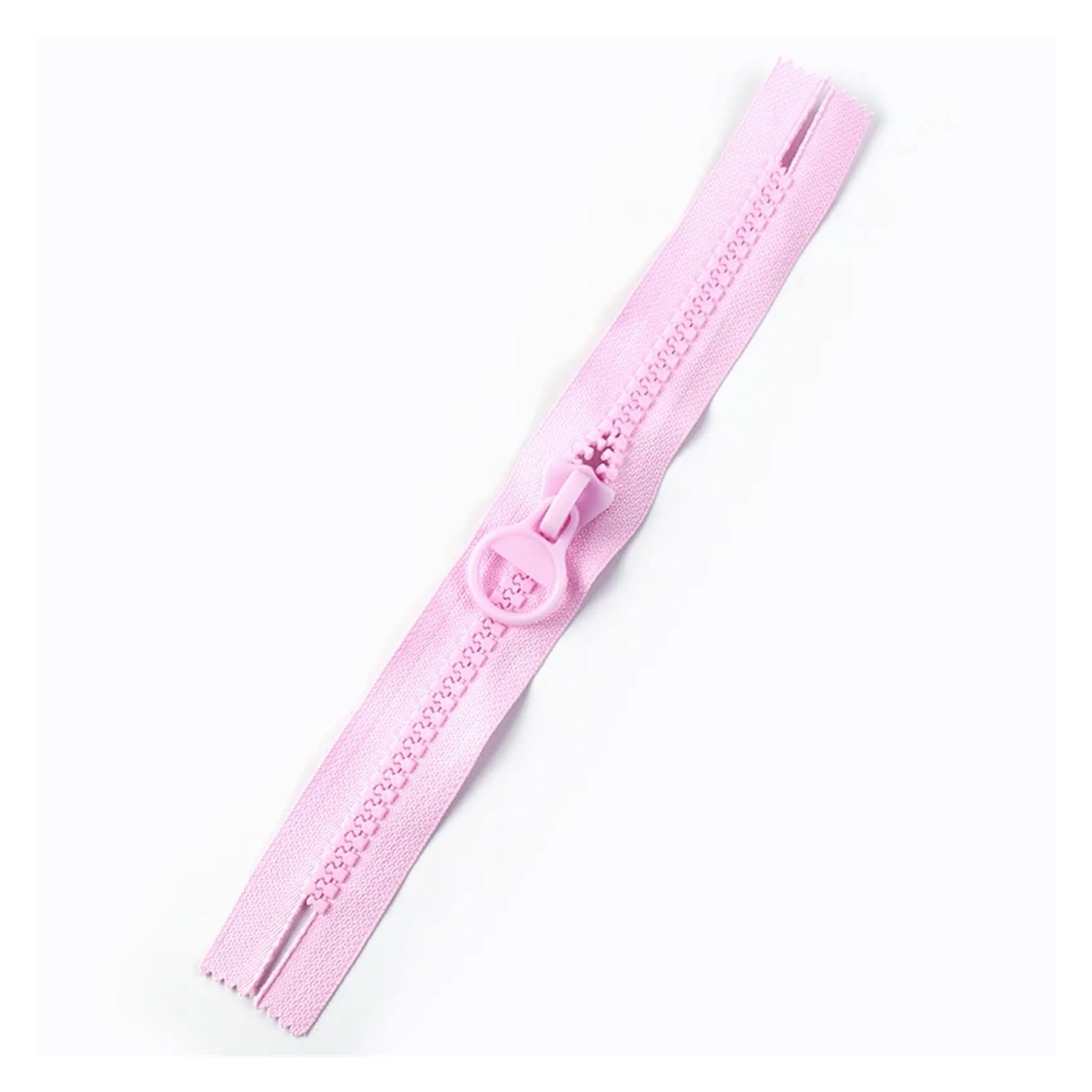 Resin Zippers 1-5Pc 20/25/30cm Resin Zipper 10# Colorful Large Zippers No Endless Zip Clothes Pocket Decoration Zips Repair(Pink,1PC_NO10-20CM)