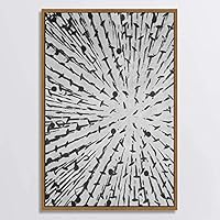 SIGNWIN Canvas Wall Art Black and White Flowers Canvas Prints Home Artwork Decoration for Living Room,Bedroom - 16