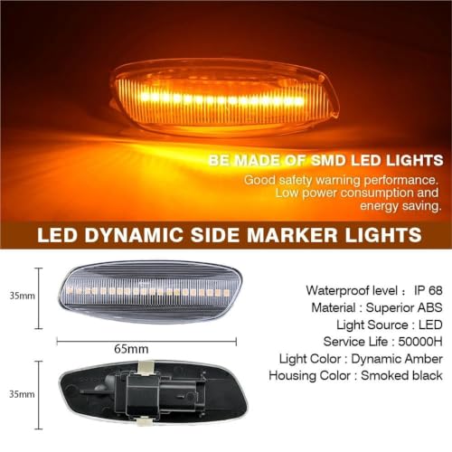 Intermitentes dinámicos Citroën C3 C4 6325G5 evitan fallos de luz 3