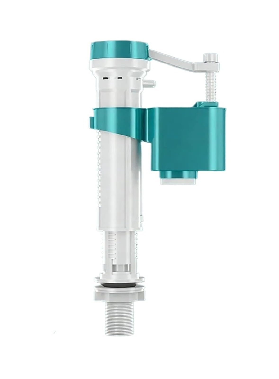 Adjustable Toilet Cistern Fill Valve Silent Replacement Entry Inlet Flush Valve Bottom Siphon Dual Flush Toilet Float Valve