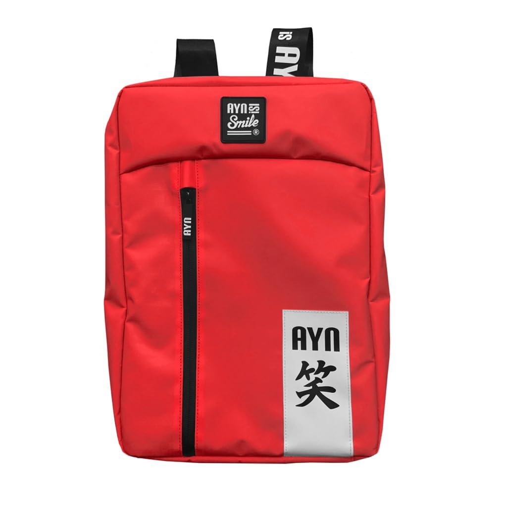 Smile - Mochila Akira Para Portátil Hasta 15 Y 16 Pulgadas Impermeable Y Antirrobo Roja