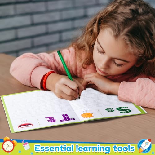 chiazllta 4 Pack 1st Grade Workbook Set for Kids Ages 6-7 Fun First Grade Workbook for Learning Drawing Math Skill Writing All Subjects Curriculum Preschool Preparation Bridging Kindergarten - Image 7
