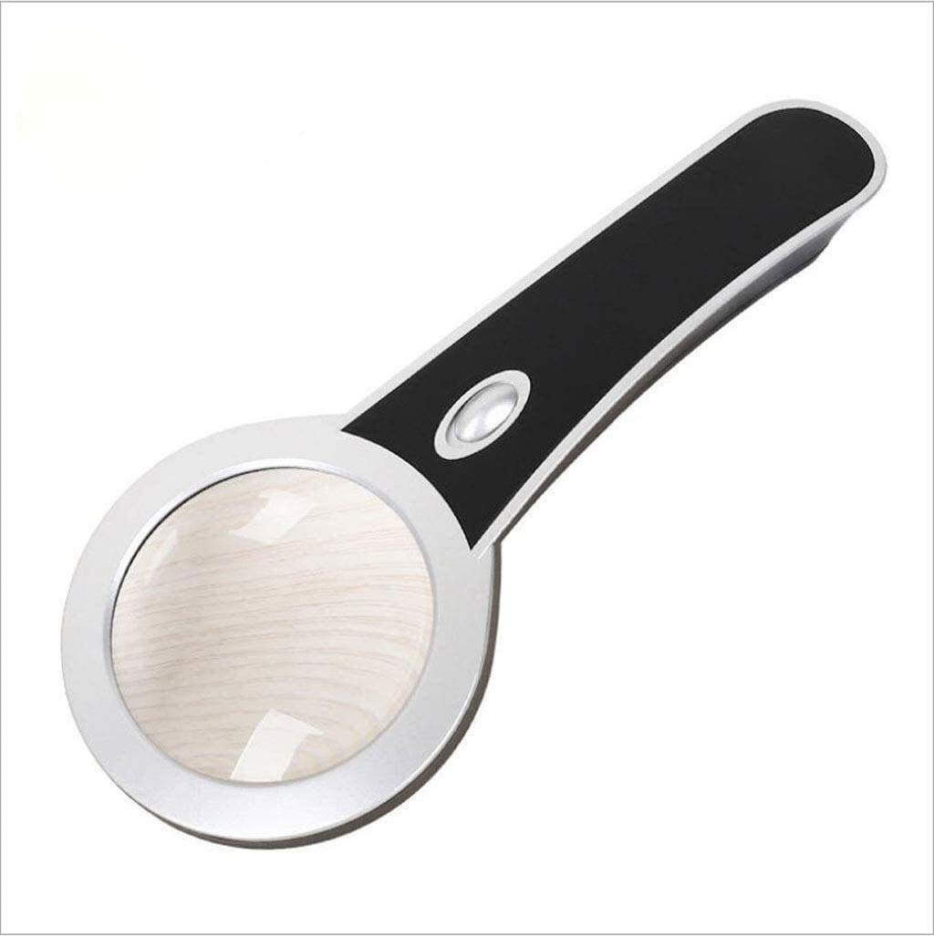 Lenti d'Ingrandimento, Lenti d'Ingrandimento per Hobby educativi, Lente d'Ingrandimento Curva a LED di Fascia Alta con Luce Portatile HD Lente d'Ingrandimento per Lettura con Lente Ottica HD