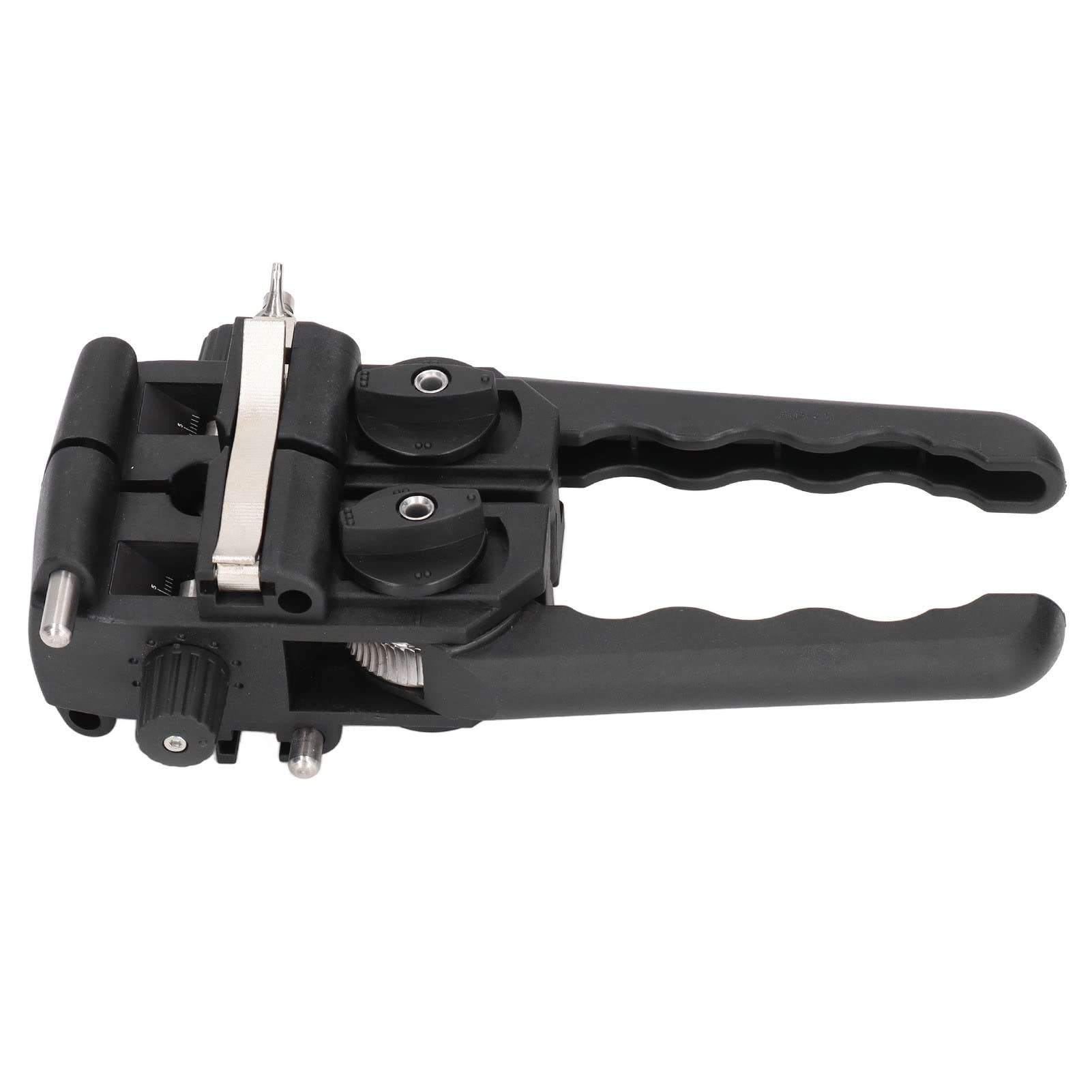 Marhynchus Pelacables de Fibra óptica Cuchillo Pelacables de Plástico Profundidad Ajustable Transversal Longitudinal de 2 Vías para Instaladores de Técnicos de Cables de 8 a 30 Mm