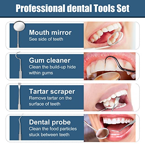 Tooth-Repair-Kit Fixing-The-Missing-And-Broken-Tooth-Replacements Temporary-Teeth-Filling-Repair-Kit-With-Mouth-Mirror Tartar-Scraper Dental-Probe Gum-Cleaner Regain-Confidence-Smile #TOP2