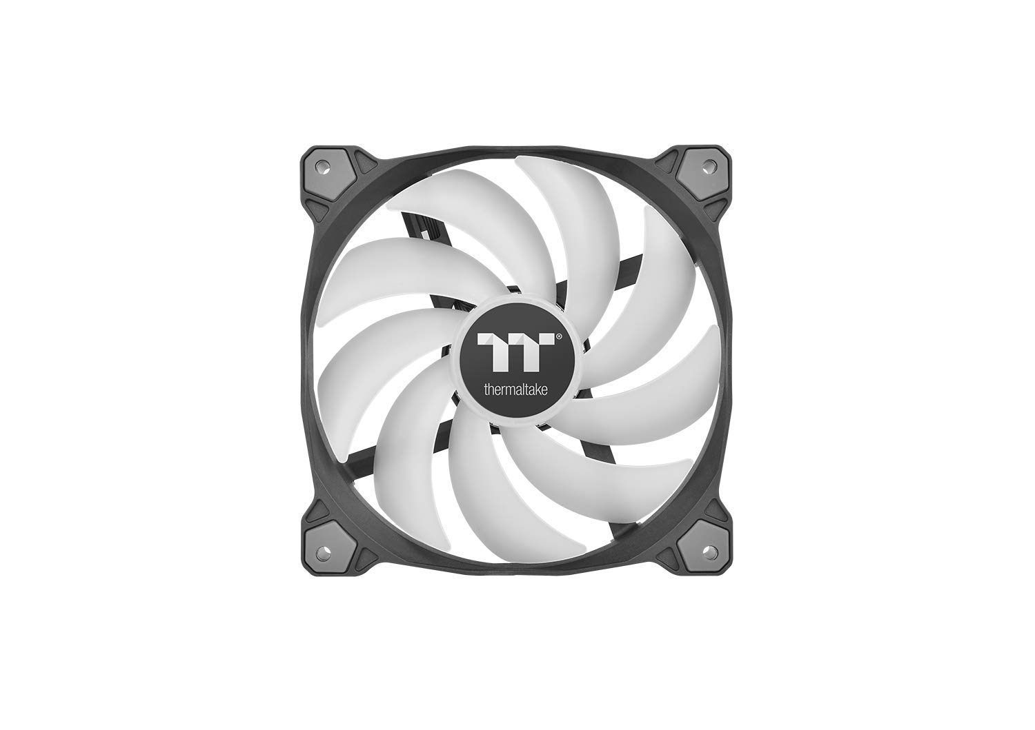 Thermaltake Pure Plus 14 LED RGB - Ventilador para radiador (Paquete de 3) Color Negro