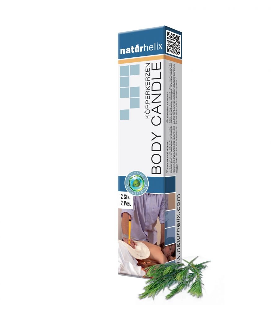 Organic Body Candle w/ Tea Tree 1 Pair