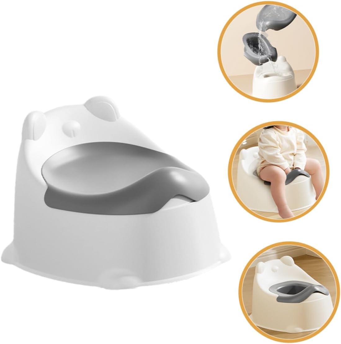 BESPORTBLE Boy Girl Potty Training Toilet for Boy Girl and Stool Lid Potty Training Seat Sturdy Material Workmanship