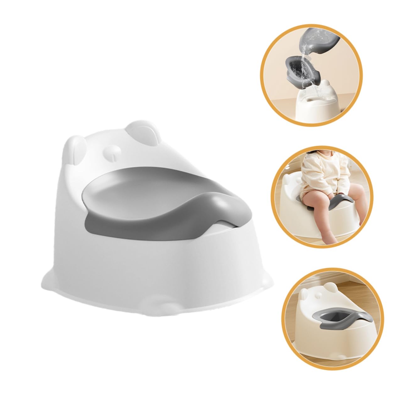 Abaodam Boy Girl Potty Training Seat Boys and Girls Toilet Stool for Months Old Portable Training Potty for Toddlers