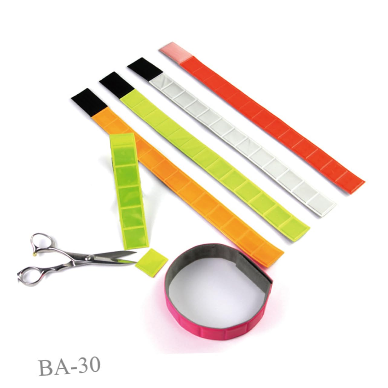 Toddmomy 6 Uds Equipo De Seguridad para Montar Brazaletes Reflectantes Pulseras Fluorescentes para Correr Pulsera para La Muñeca Banda Reflectante para Ciclismo Pulsera Pulseras