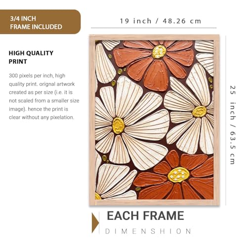 Image of kotart Aesthetic Art Home Decoration Painting | Paintings With Frame For Living Room Bed Room Hotel Wall Decor Digital Reprint (19x25 inch)