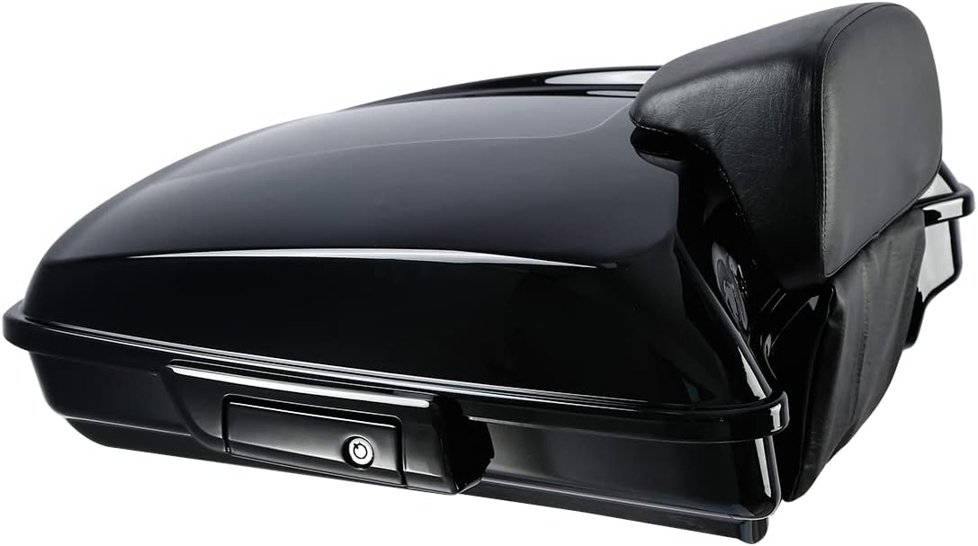 Green-L Razor Trunk Backrest 2 Up Mounting Rack Fit for Harley 2014-2025 Touring Road King Street Electra Glide Luggage Pad Mount