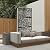 Knwigoe 75''X35''Outdoor Privacy Screen Metal Freestanding Privacy Panels Decorative Privacy Dividers Partition Screens for Garden Patio Seaside