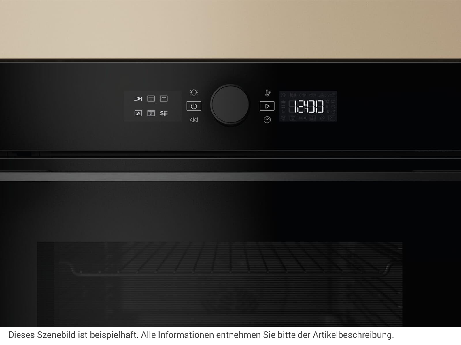Bauknecht BBI5S8PM1SK Pyrolyse Backofen Schwarzes Glas