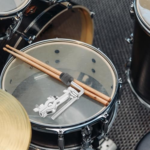 Clamp Ajustable para Batería Percusión WOONEKY Plateado miniatura 6