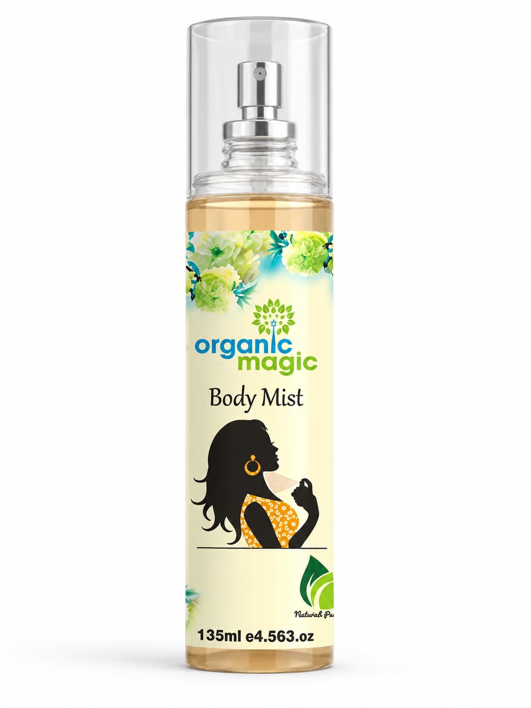 Body Mist Yellow for Women - 135ml (4.56 oz) | Long Lasting Natural Fragrance Spray | Infused with Pure Essential Oils | Skin-Friendly & Paraben-Free-image-35