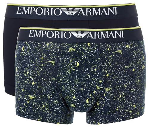 Emporio Armani Men's Christmas Stretch Cotton 2-Pack Trunk