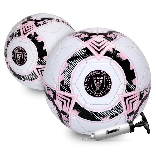 Franklin Sports MLS Miami FC Soccer Ball - Official Size