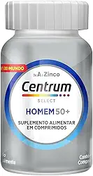 Centrum Homem 50 Mais Multivitaminico, com Vitamina D, Vitamina B12, Calcio e Magnesio, 60 Comprimidos