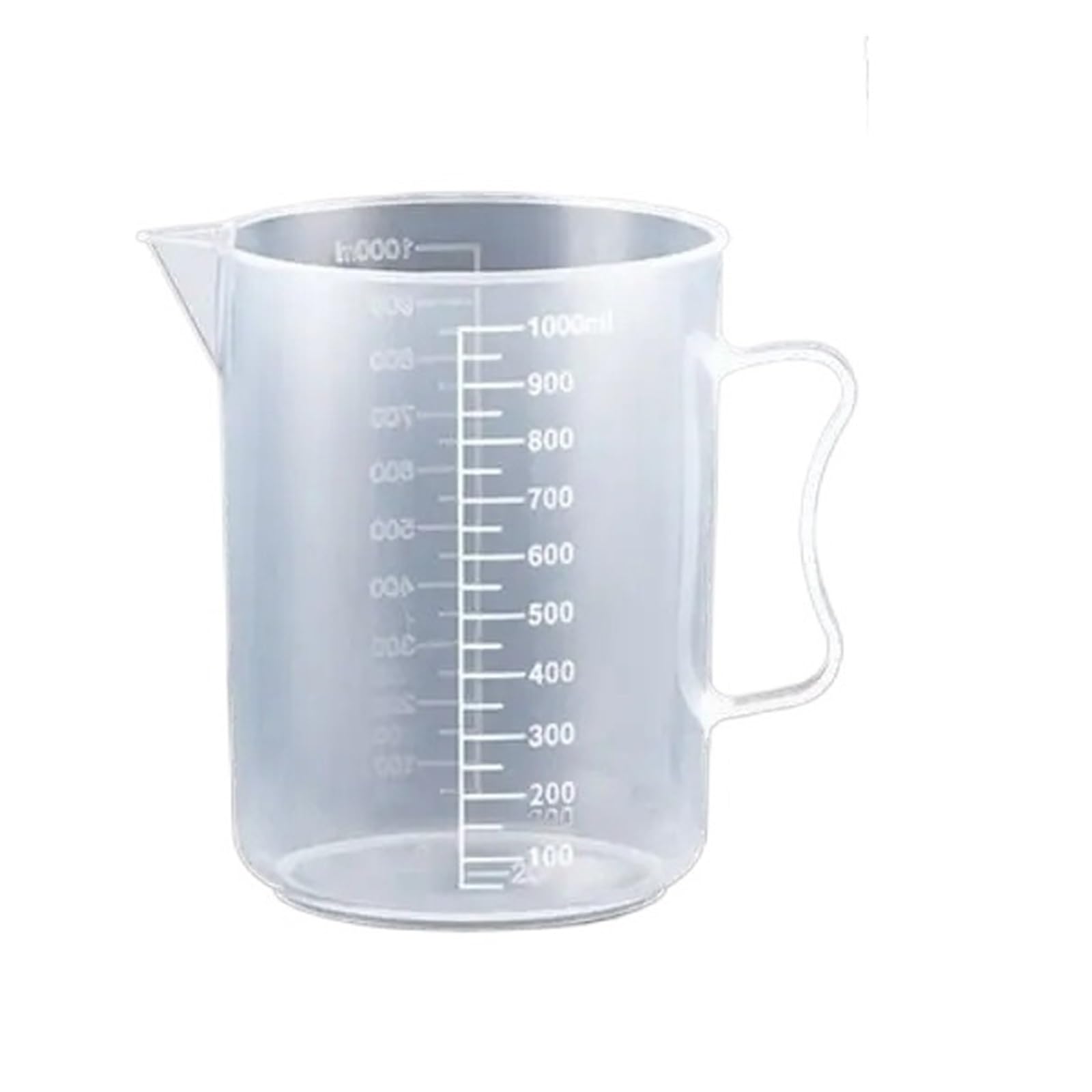 Taza medidora graduada transparente con tapa, vaso mezclador de plástico de gran capacidad for uso en cocina y laboratorio, 1 ud.(5000ml)