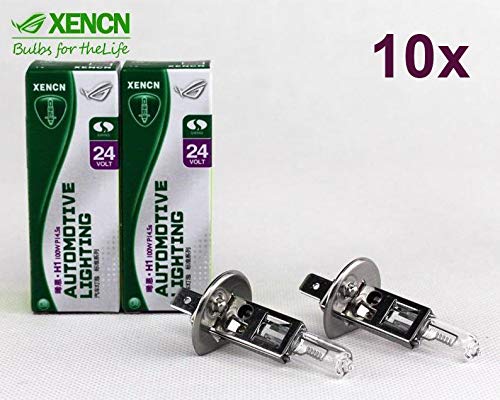 10x BOMBILLAS H1 XENCN 100W P14.5s 24V CAMION TRUCK BUS
