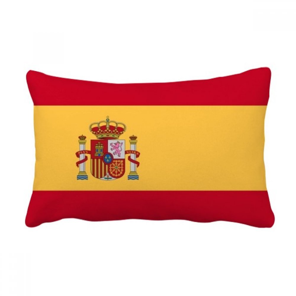 Coussin Espagne drapeau national cadeau idéal pour décoration de canapé et maison