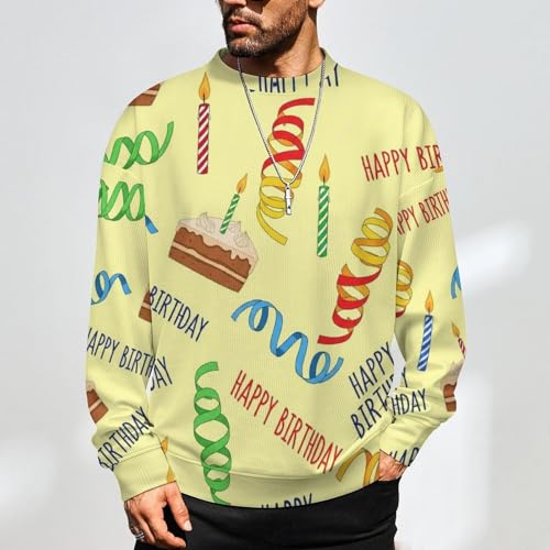 Pumpkin Teddy Dog Crewneck Sweater Men Funny Crew Neck Sweater Long Sleeve Casual Lightweight Pullover2