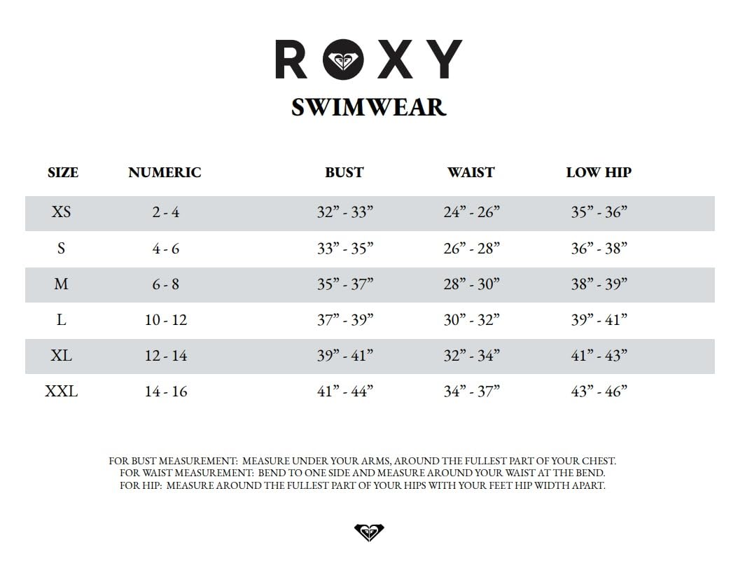 Roxy Damski strój kąpielowy dla chłopców, Antracyt, XXL