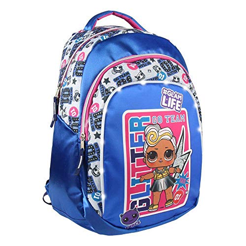 ARTESANIA CERDA MOCHILA CASUAL LUCES LOL