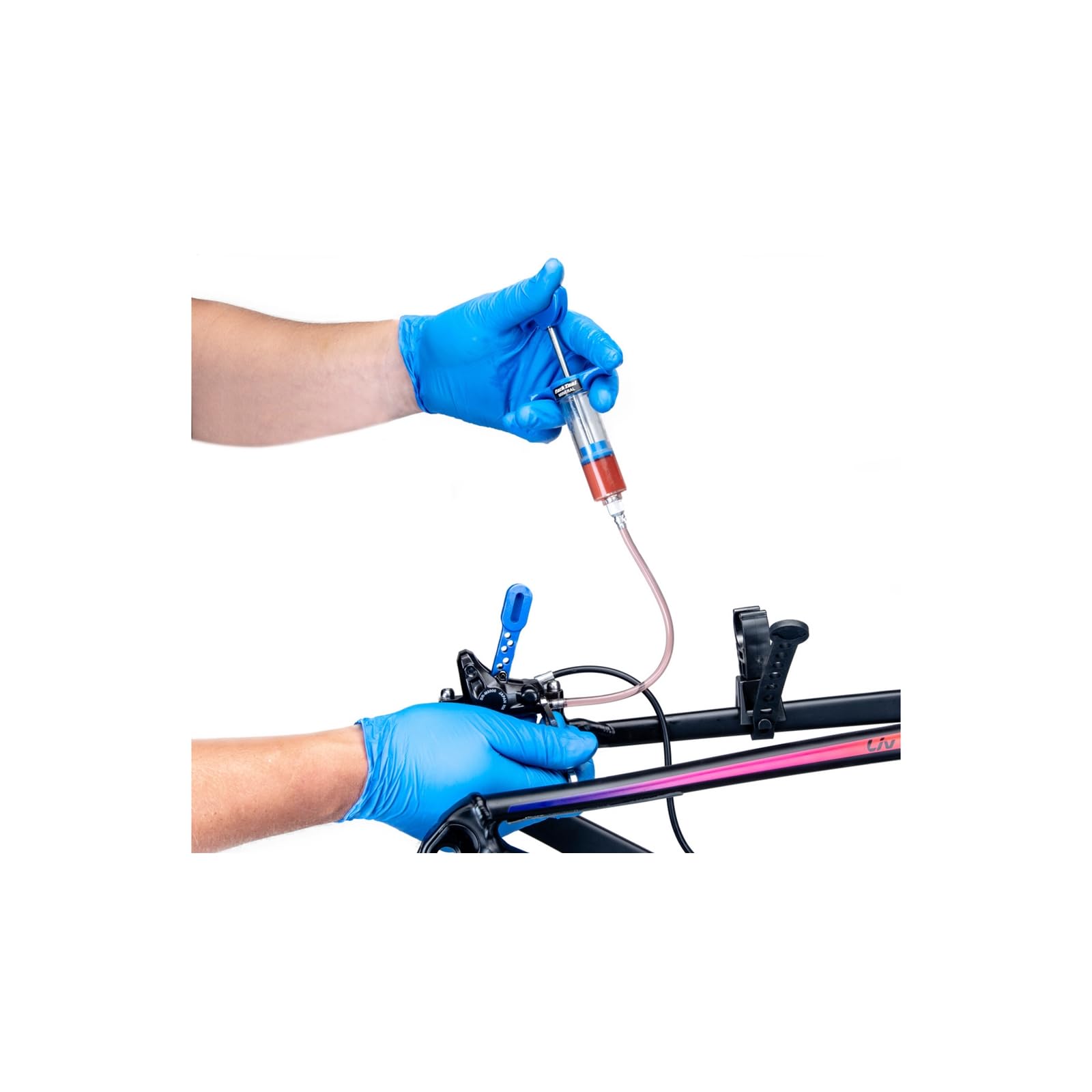 Park Tool MG-3 Werkstatthandschuhe Größe XL (100 St.) puderfrei und latexfrei Werkstatt-Handschuh Arbeitshandschuhe Fahrradreparatur Fahrradzubehör blau Schutzhandschuhe Fahrradwerkstatt