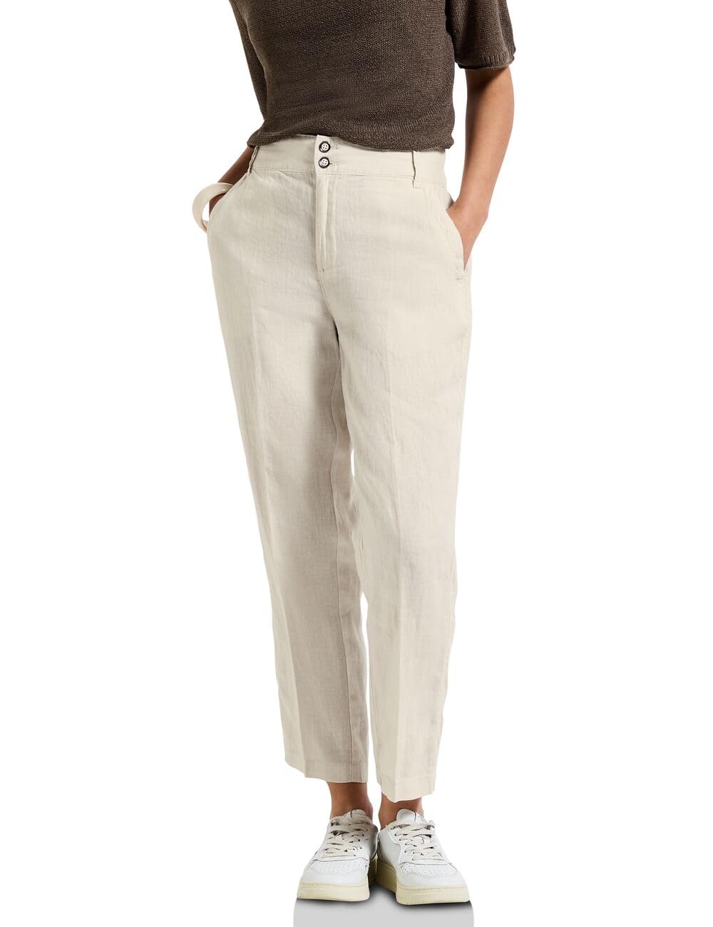 Street One Damen Leinen-Chino im Casual Fit A378743