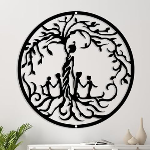ONNIJUN Metal Tree of Life Wall Art Cover