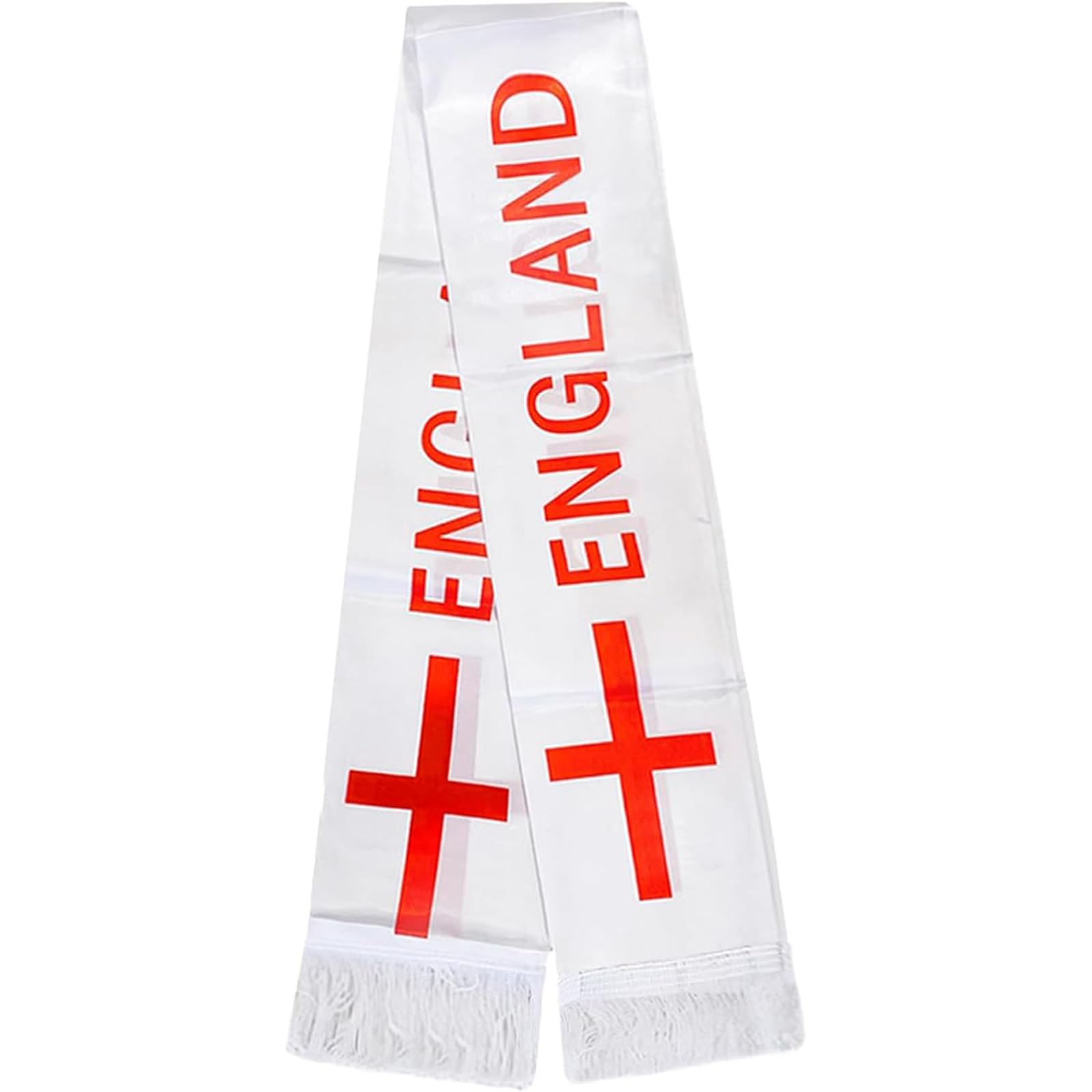 FEZTGVOFA England Flag Scarves, England Football Fans Souvenir Scarf, for Sports Events, Team Cheering Supplies(135×14cm)